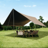 Тент NATUREHIKE CLOUD SKIES TARP LITE CNK2350WS015 150D, 550*465 см для кемпинга, светло-коричневый 6977465866424